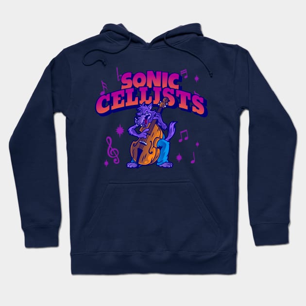 Sonic Cellists Cello Hoodie by VOIX Designs